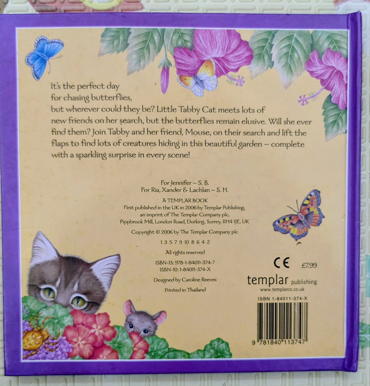 The Butterfly Garden by Sue Harris | Lift the Flap Nature Book | Templar