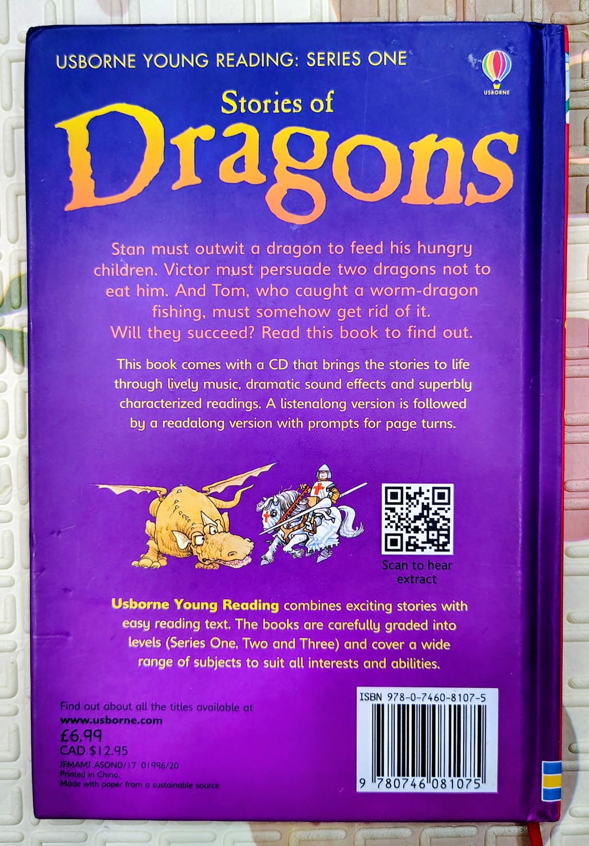 Stories of Dragons by Christopher Rawson | Usborne Young Reading