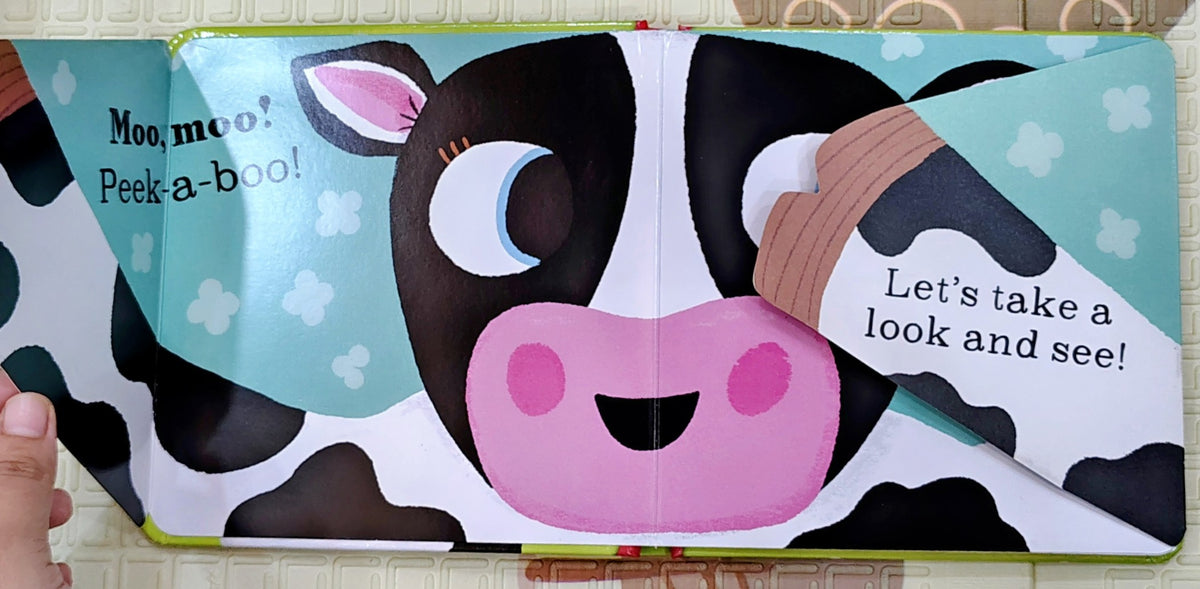 Lift the flap Peek-a-Boo Baby Moo | Pat-a-Cake