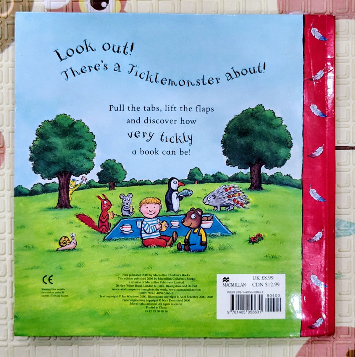 The Tickle Book by Ian Whybrow & Axel Scheffler | Macmillan Pull the Tab and Lift the Flap