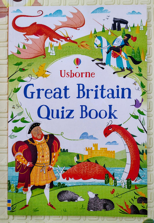 Great Britain Quiz Book by Usborne | Activity Books