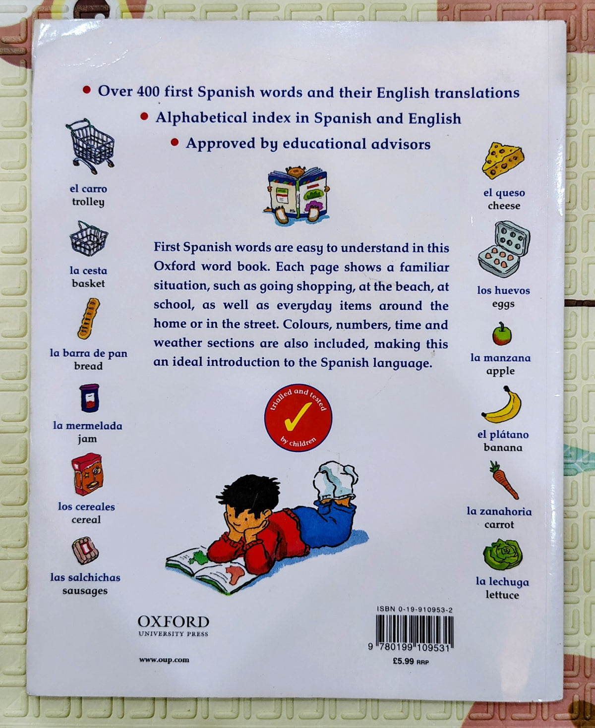 Oxford First Spanish Words by David Melling | Dictionary