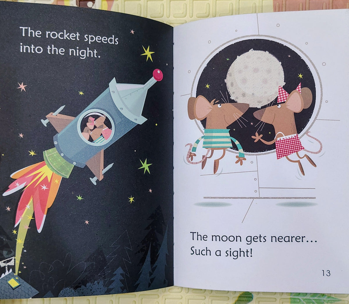 Moon Zoom by Lesley Sims | Usborne First Reading