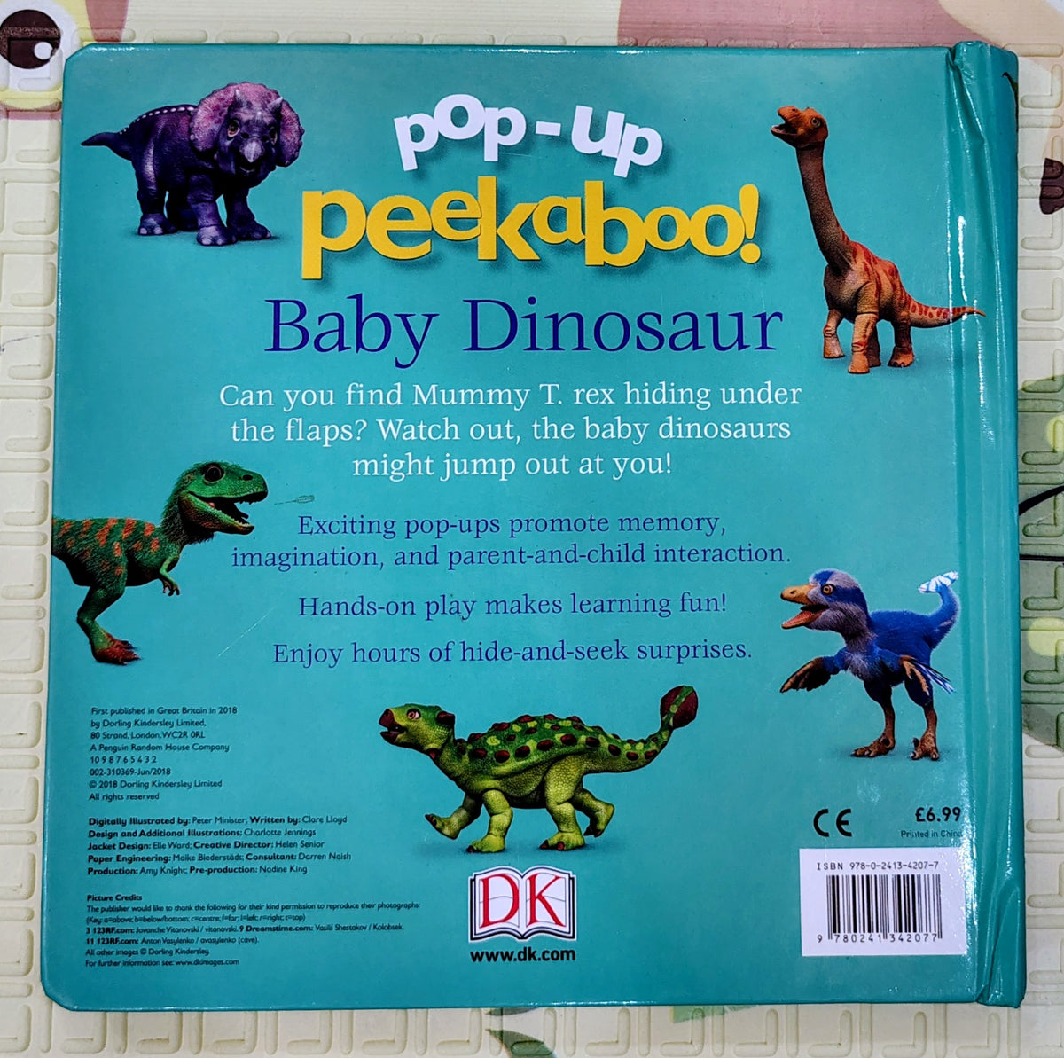 Pop-Up Peekaboo! Baby Dinosaur | DK | Interactive Board Book