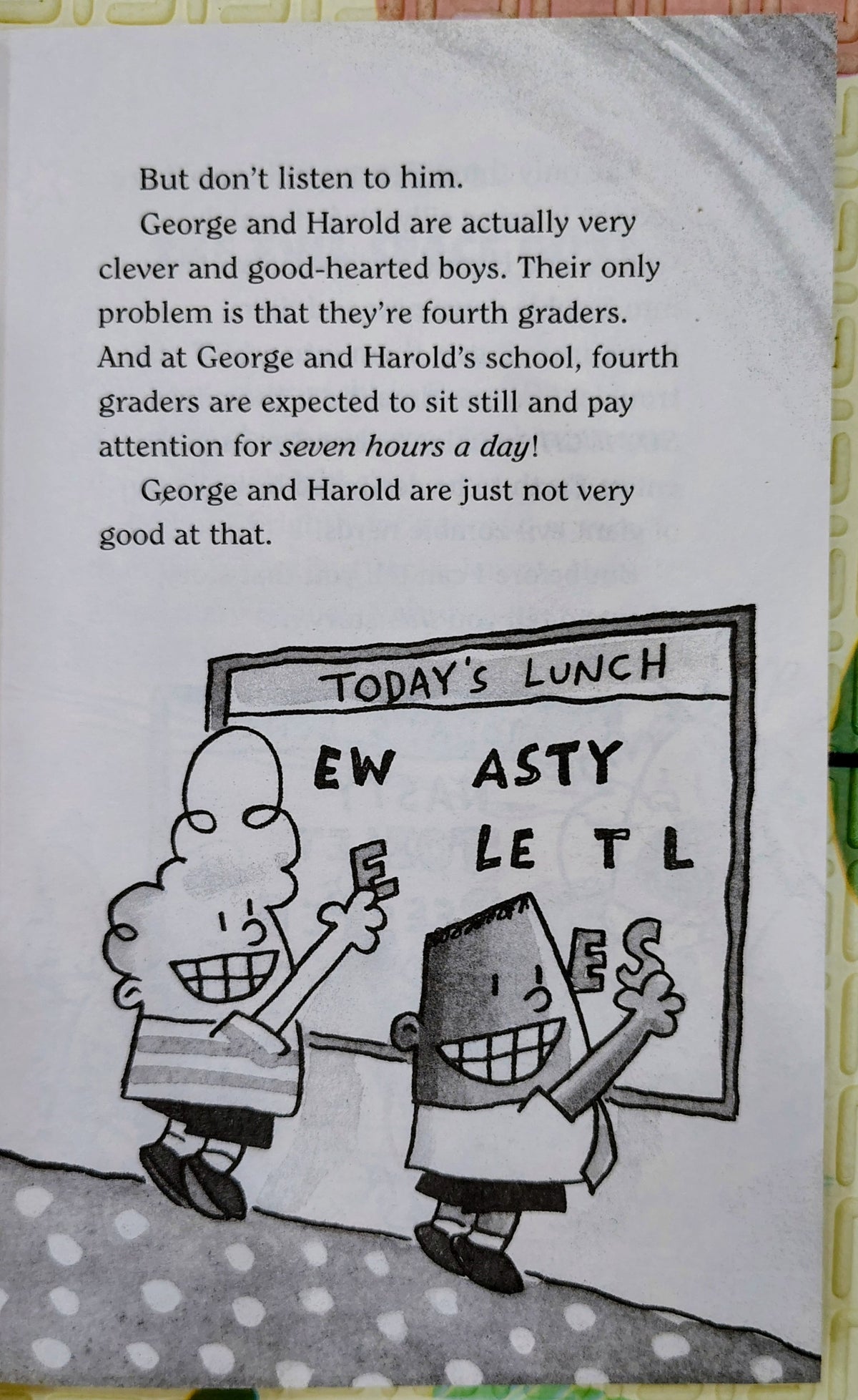 Captain Underpants and the Invasion of the Incredibly Naughty Cafeteria Ladies from Outer Space by Dav Pilkey | Scholastic | Third Novel