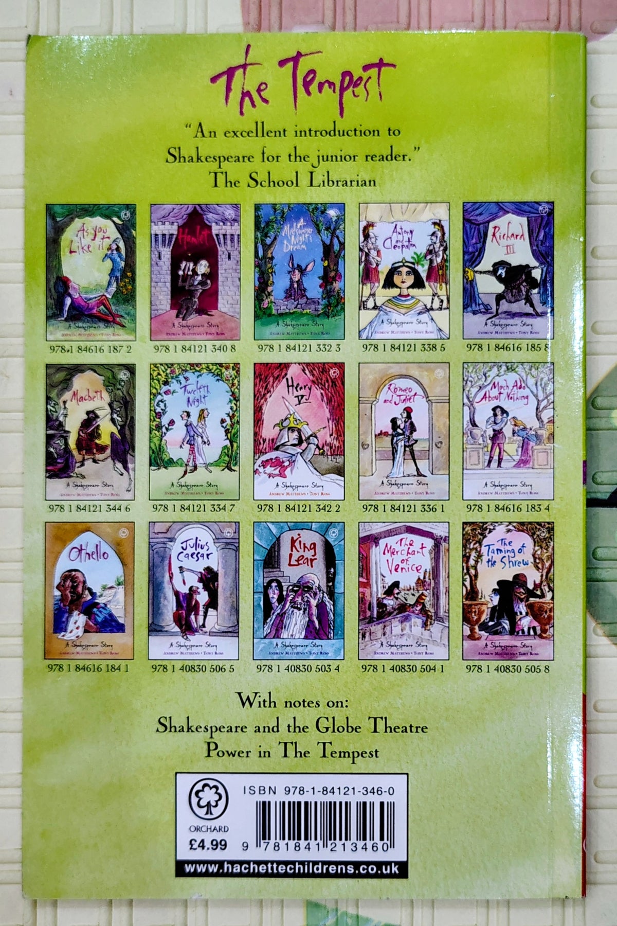 The Tempest: A Shakespeare Story | Orchard Books | Classic Stories