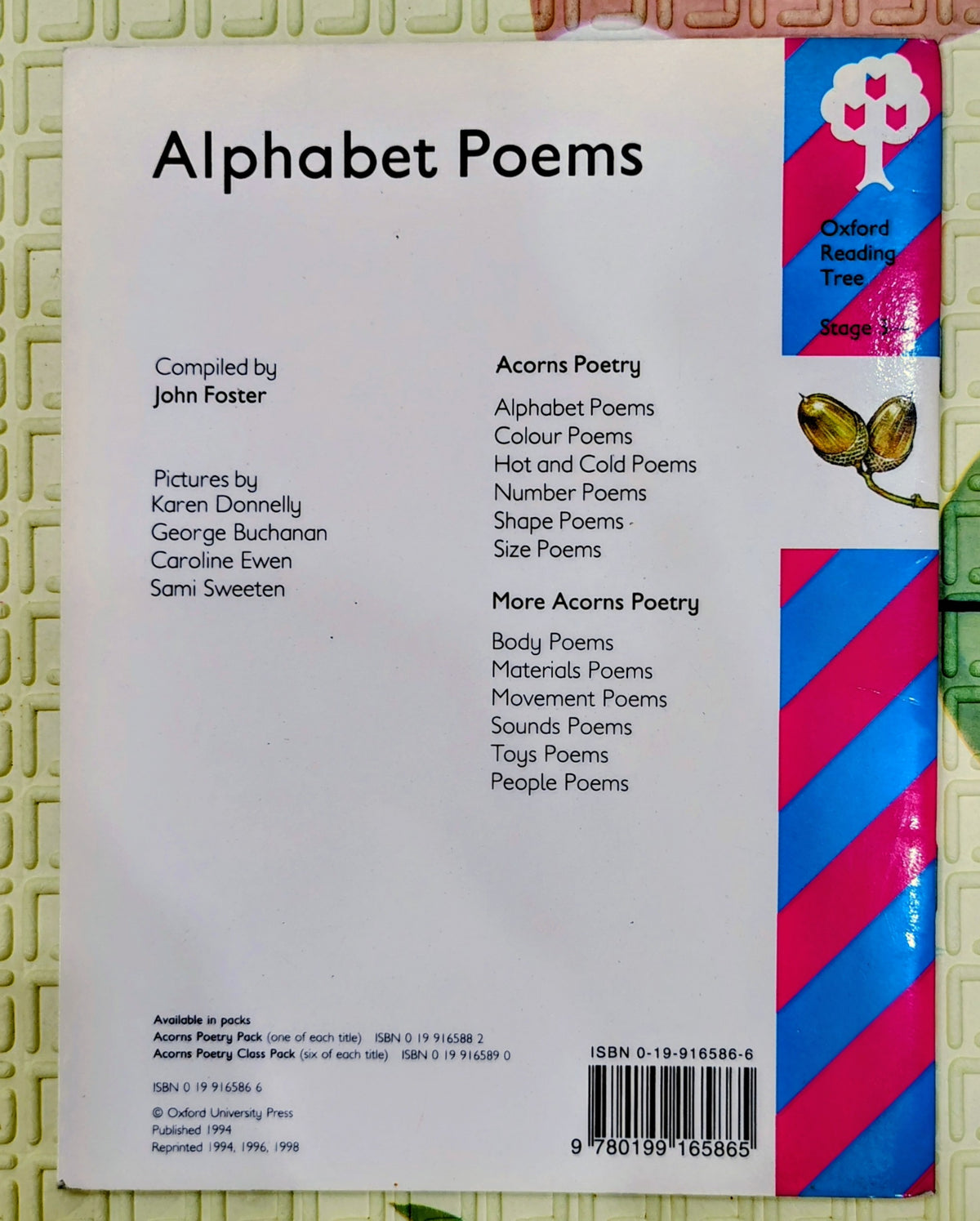 Alphabet Poems compiled by John Foster | Oxford Stage 1