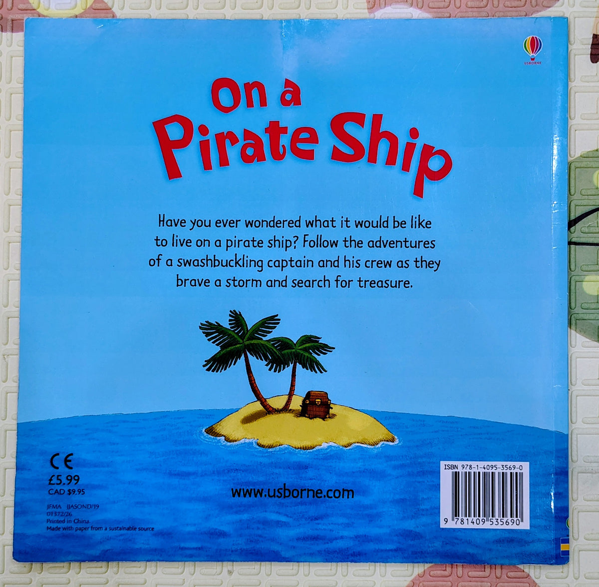 On a Pirate Ship by Sarah Courtauld and Benji Davies | Usborne