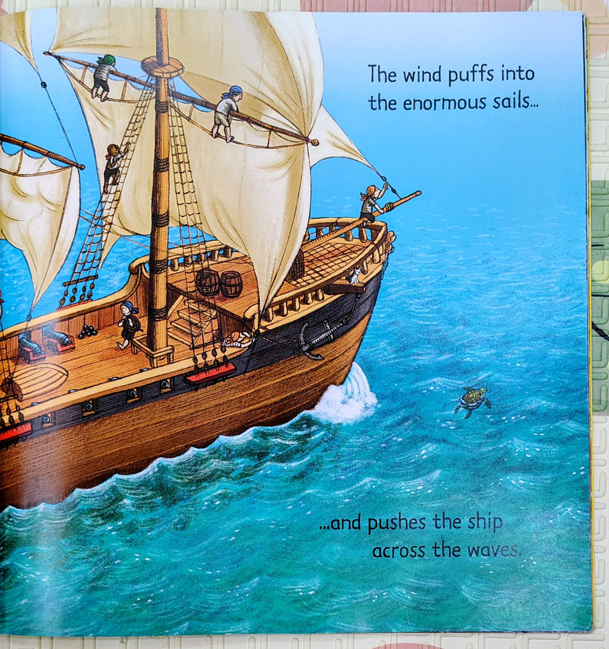 On a Pirate Ship by Sarah Courtauld and Benji Davies | Usborne