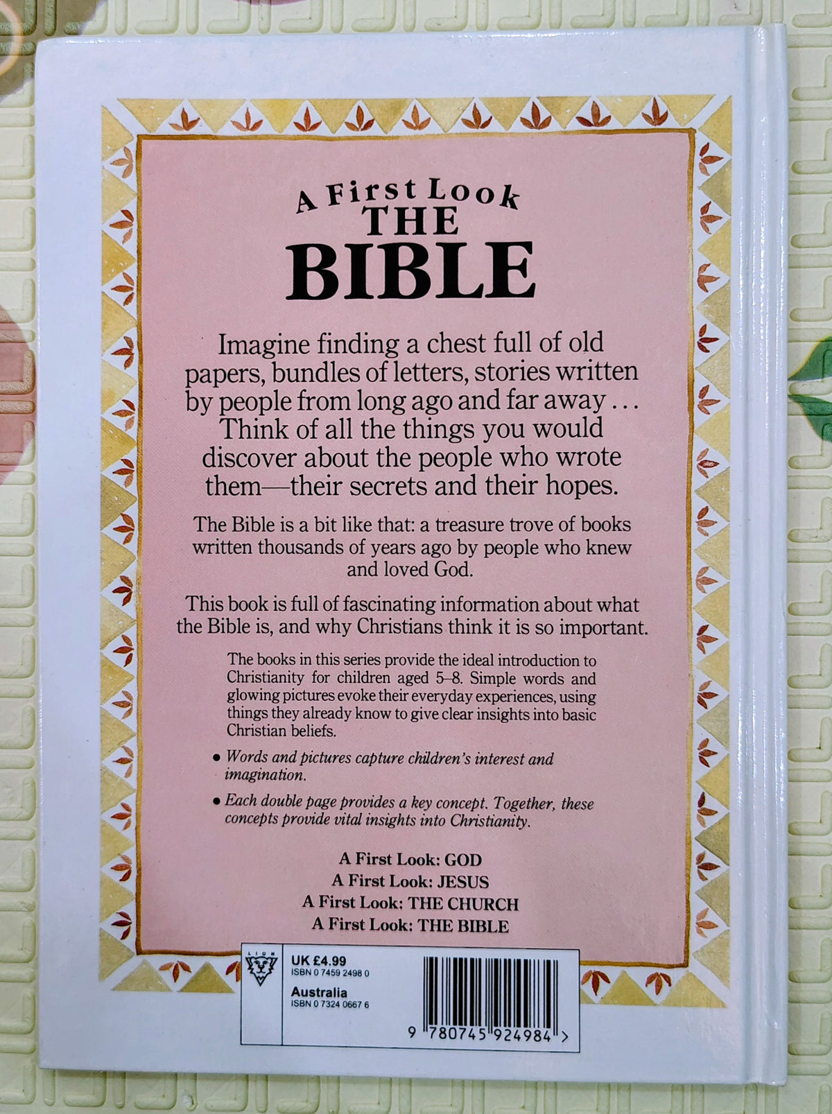 A First Look The Bible by Lois Rock | Lion