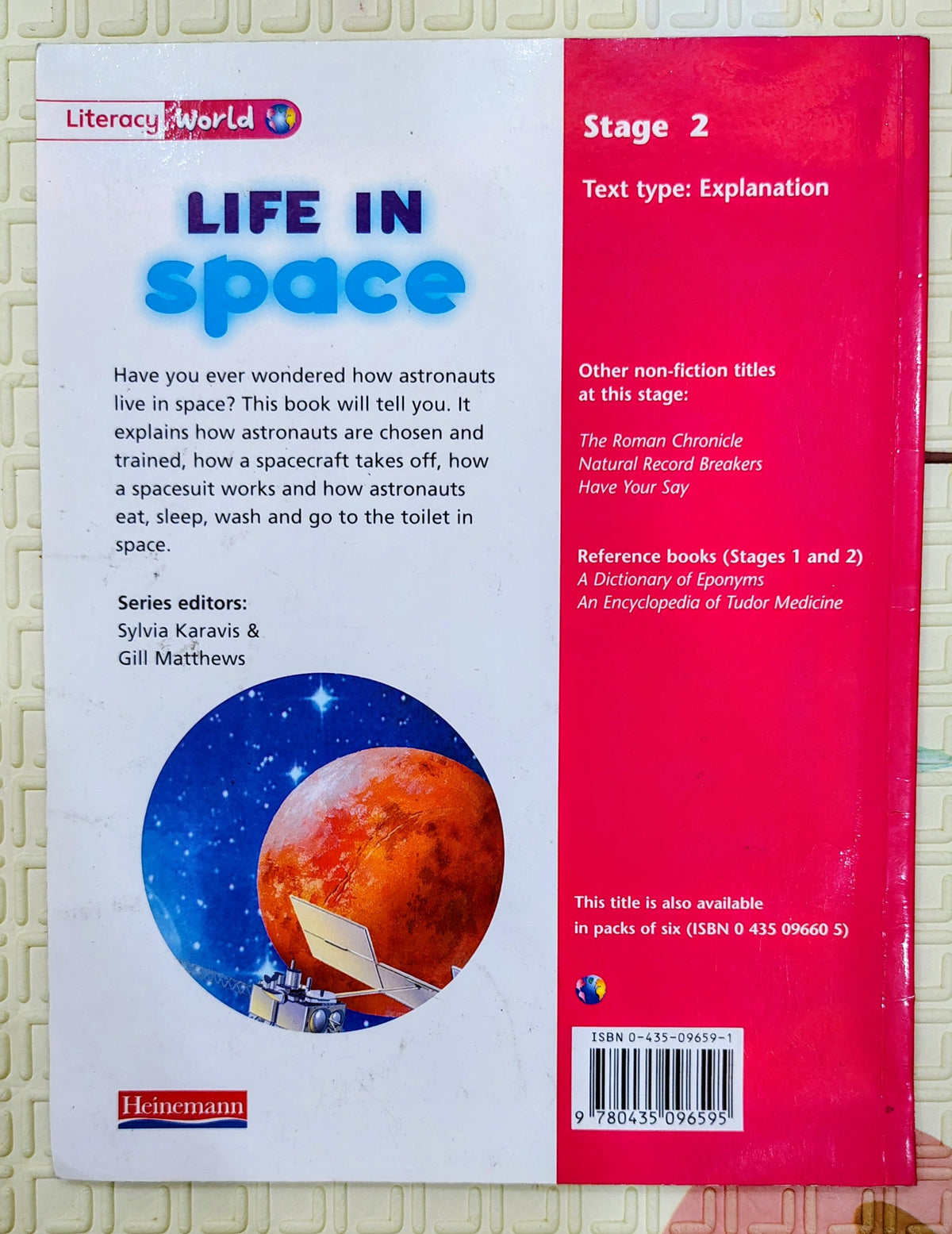 Life in Space by David Glover | Literacy World