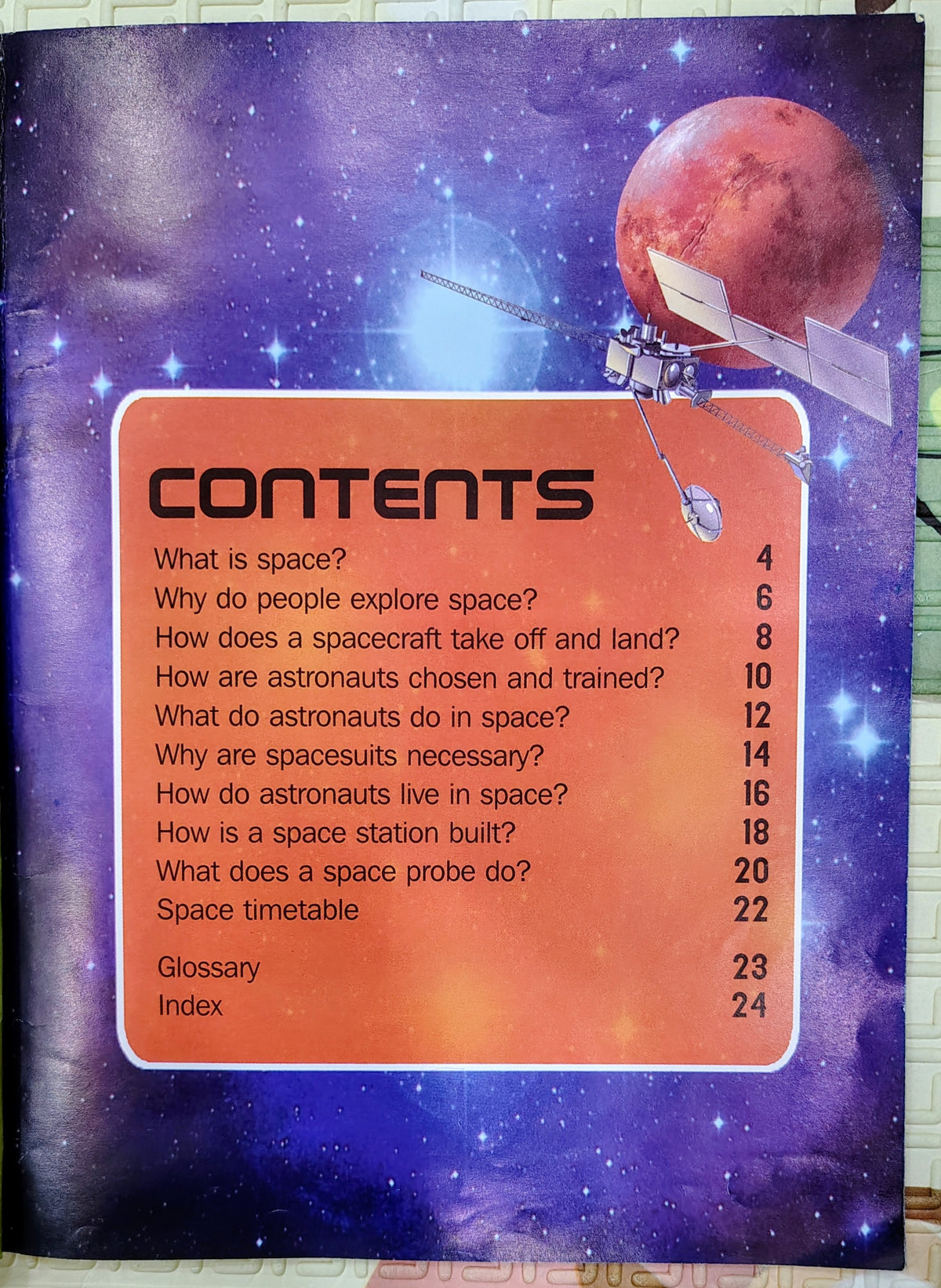 Life in Space by David Glover | Literacy World