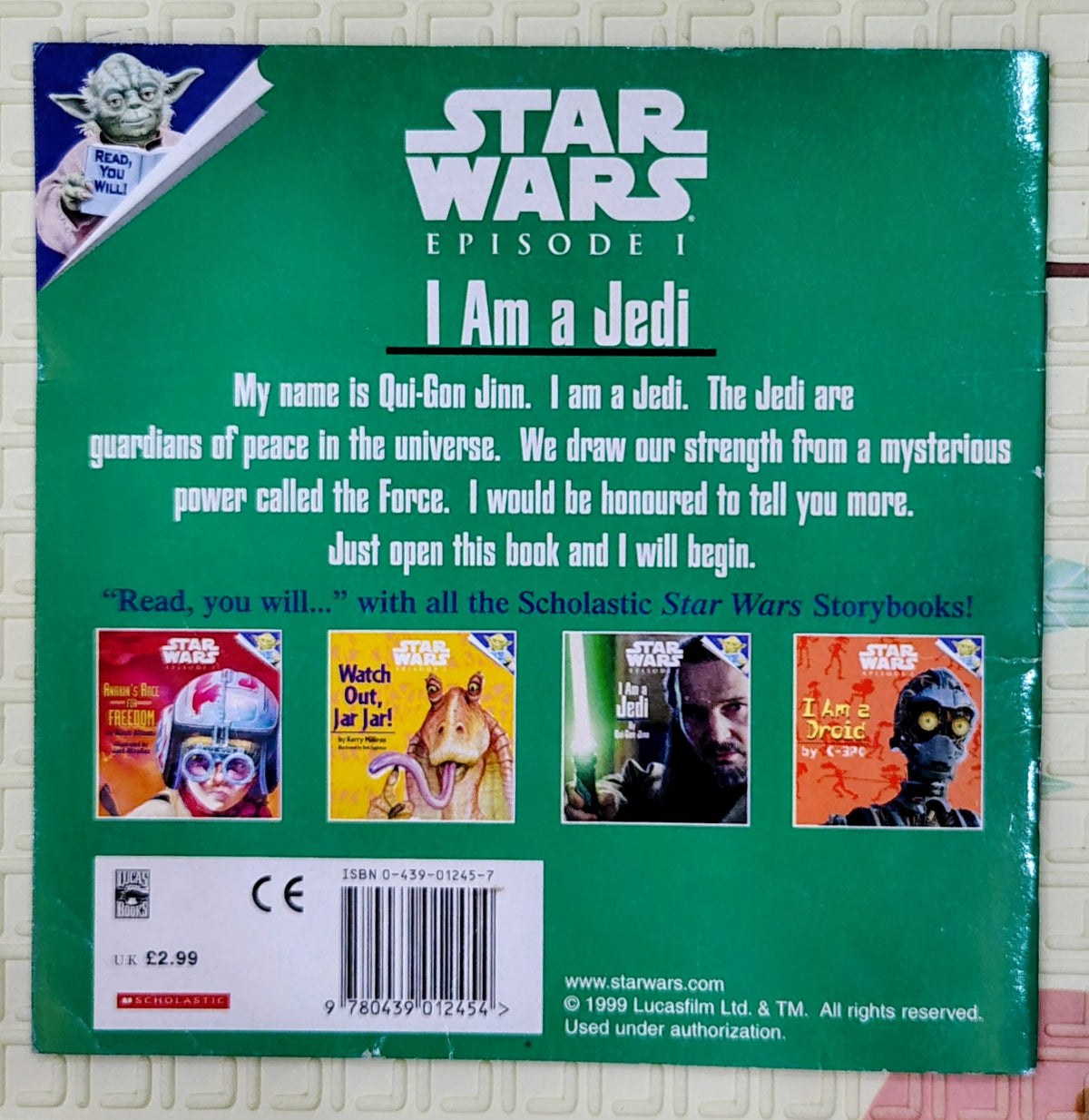 Star Wars Episode I: I Am a Jedi by Qui-Gon Jinn | Scholastic