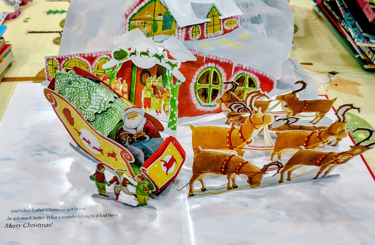 Dear Father Christmas Get Well Soon by Alan Durant | Pop up Book