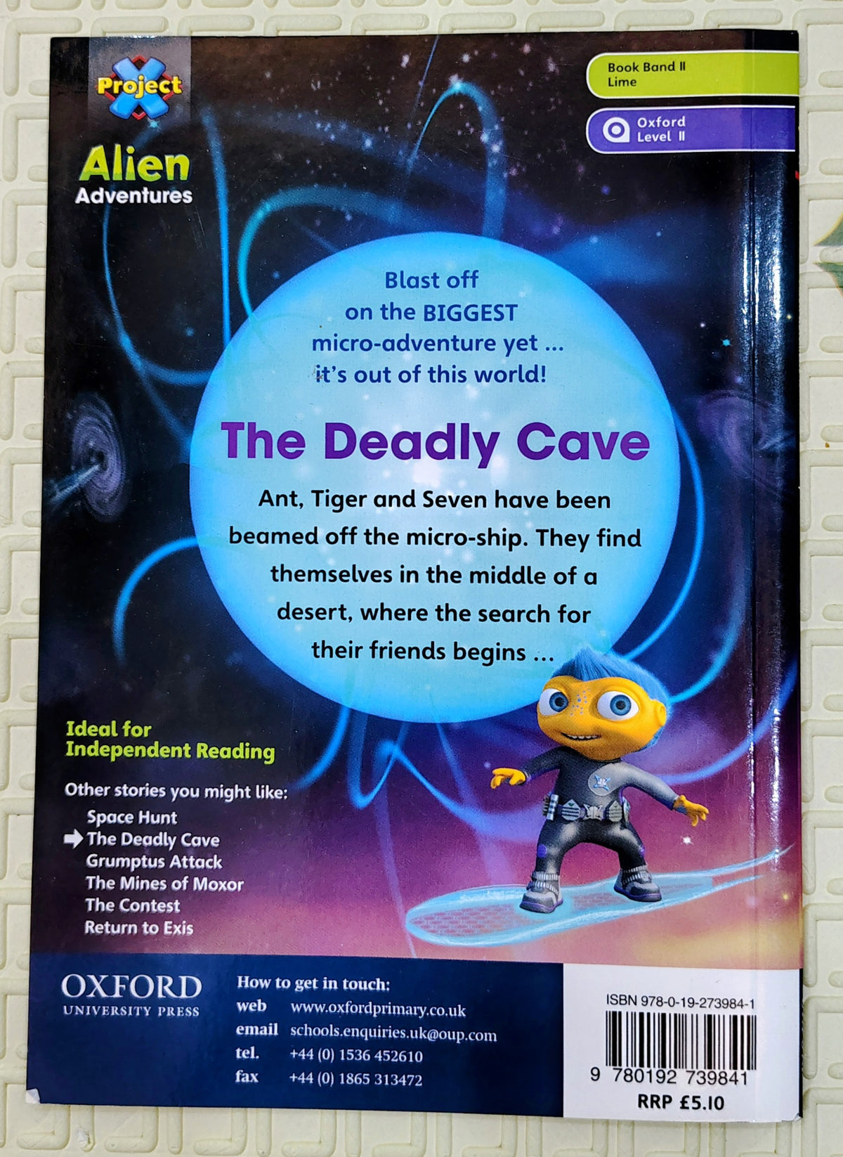 The Deadly Cave by James Noble | Alien Adventure | Oxford Level 11