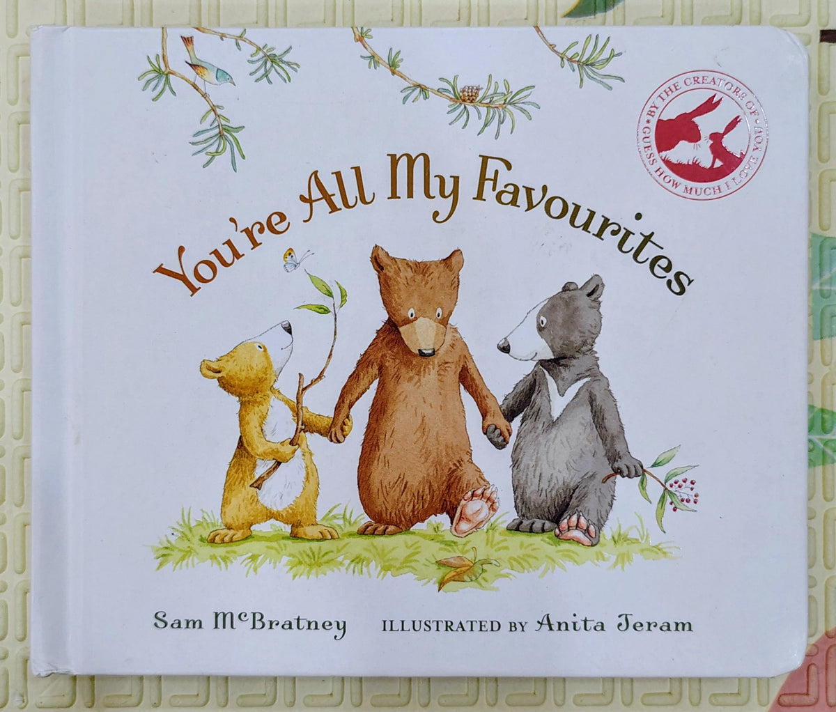 You're All My Favourites by Sam McBratney | Macmillan Boardbook