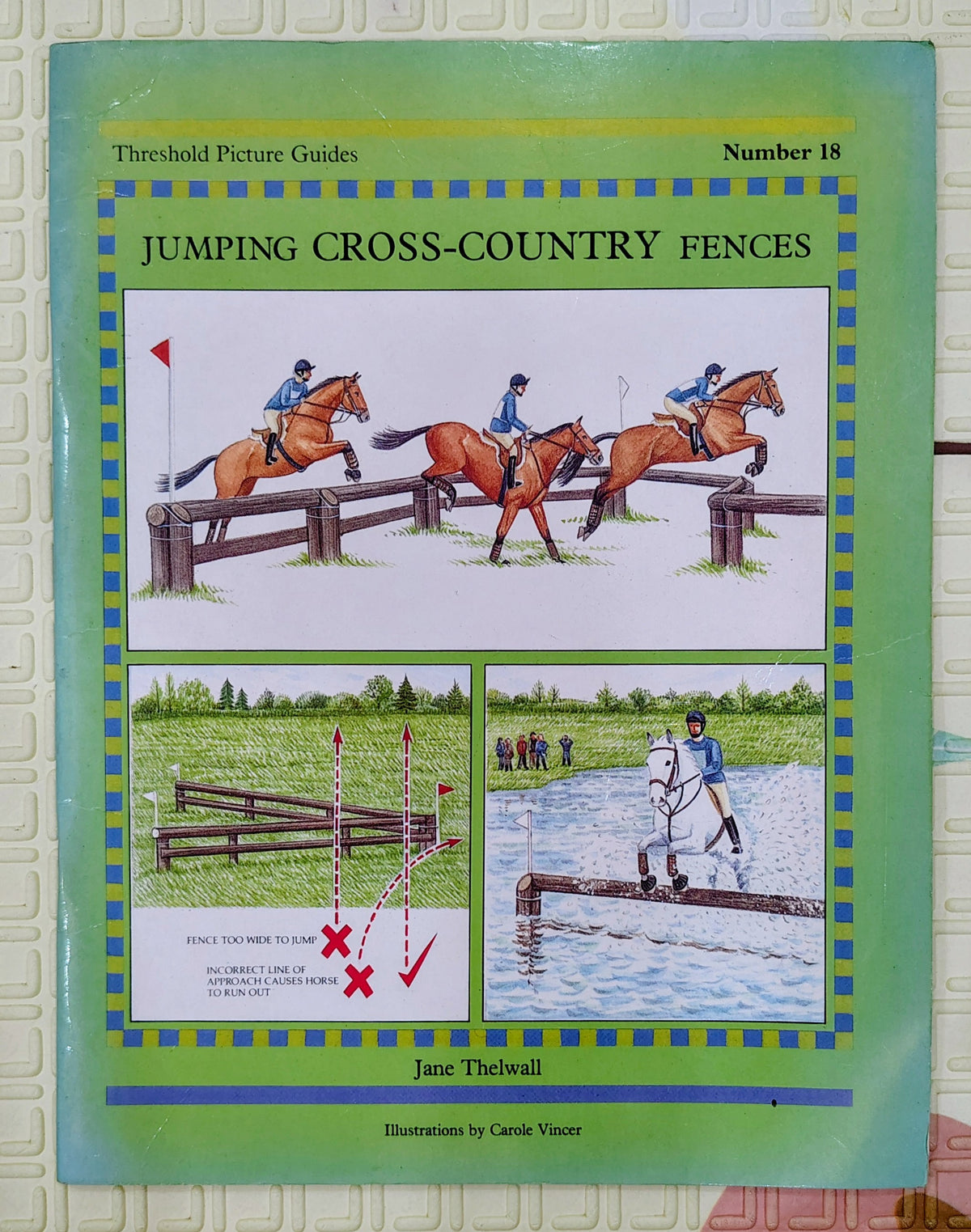 Jumping Cross-Country Fences by Jane Thelwall | Threshold Picture Guides | Riding Guide
