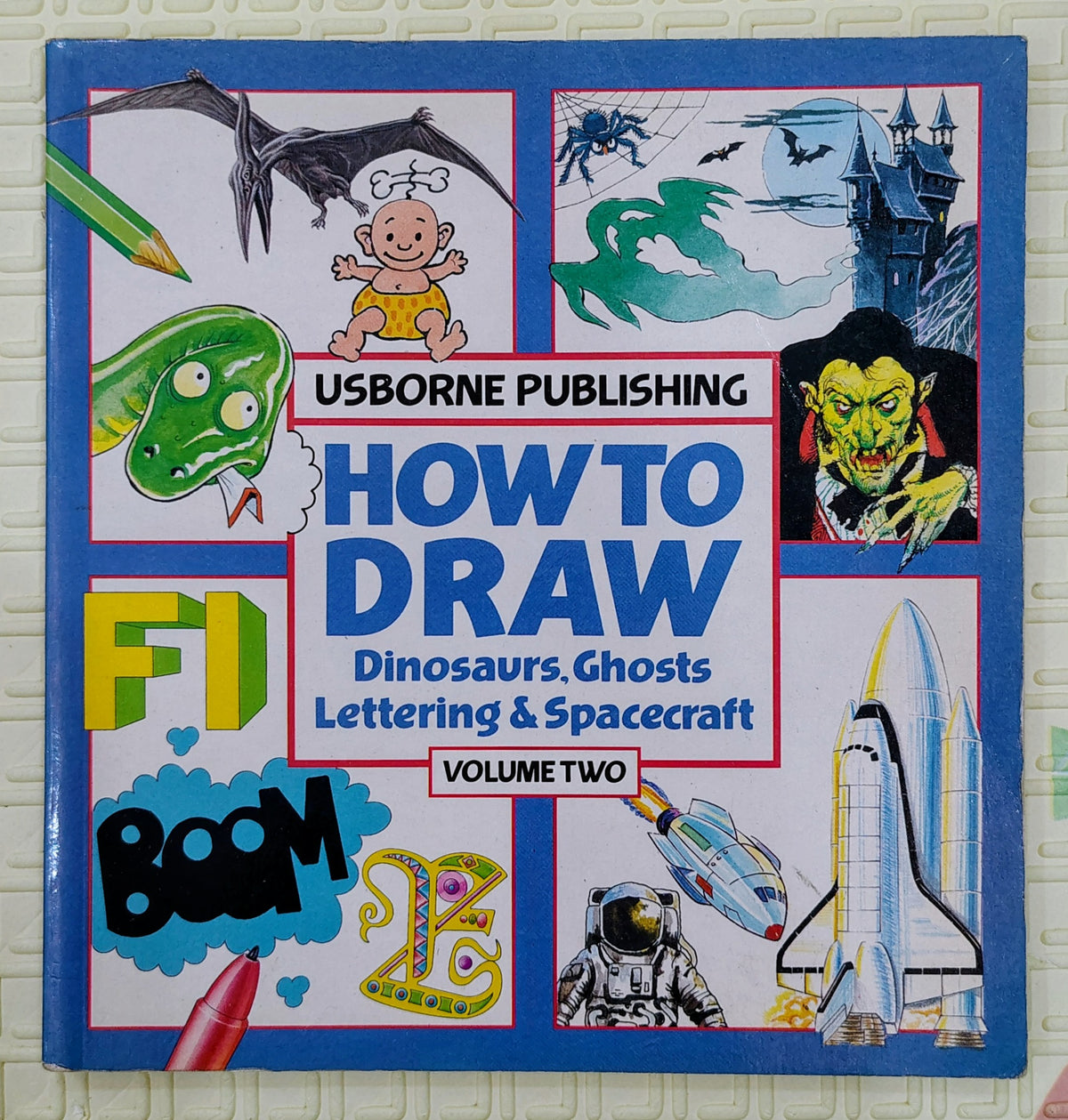 How to Draw Volume Two by Usborne Publishing | Dinosaurs, Ghosts , Spacecraft
