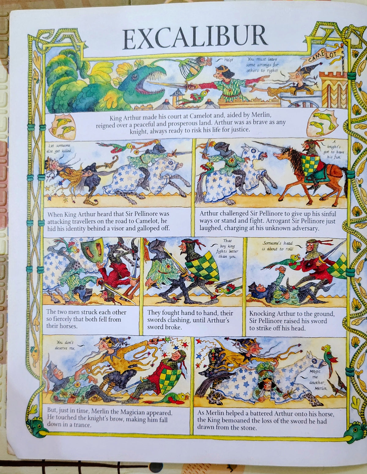 King Arthur and the Knights of the Round Table by Marcia Williams | Walker Books | Classic Stories