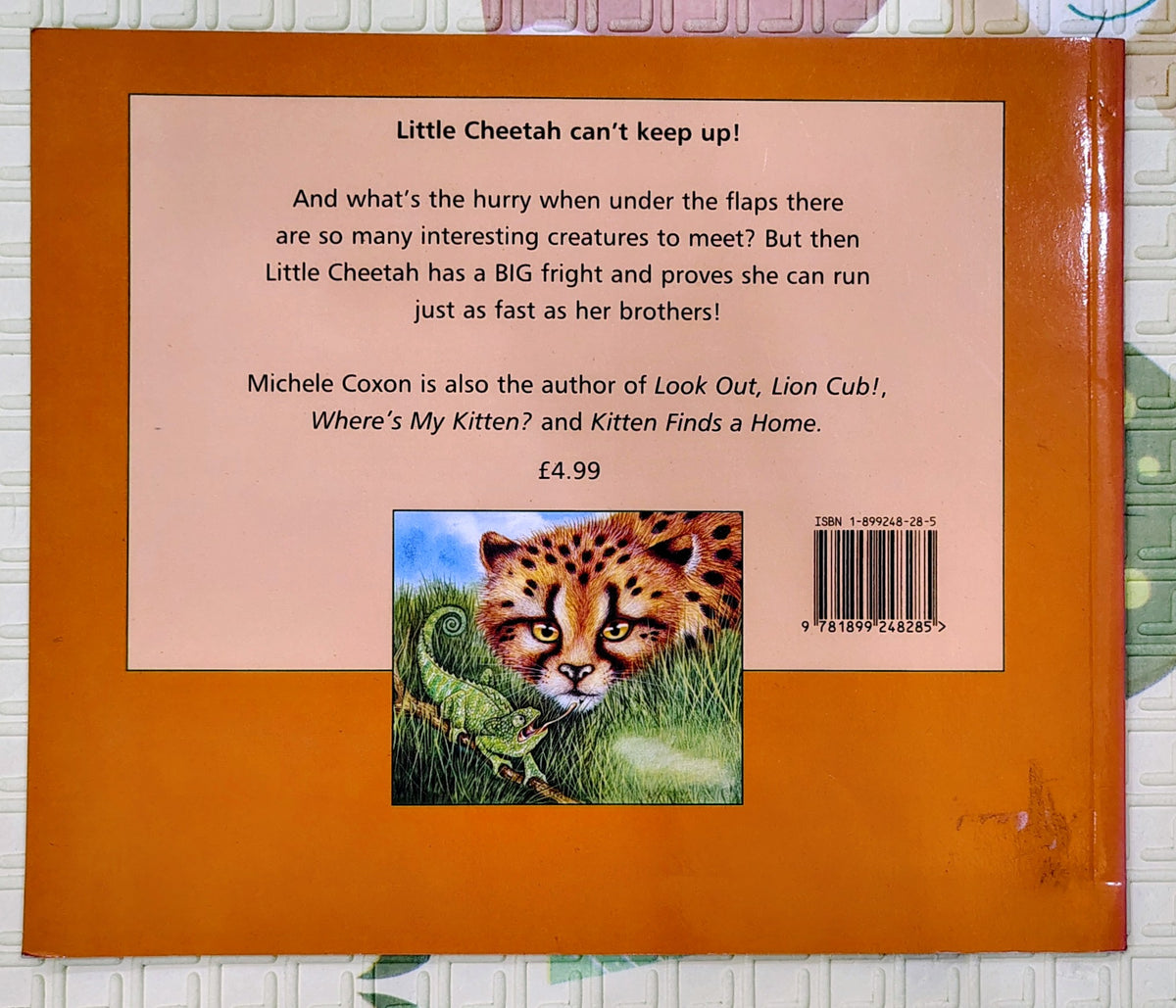 Catch Up, Little Cheetah by Michele Coxon | Lift the Flap