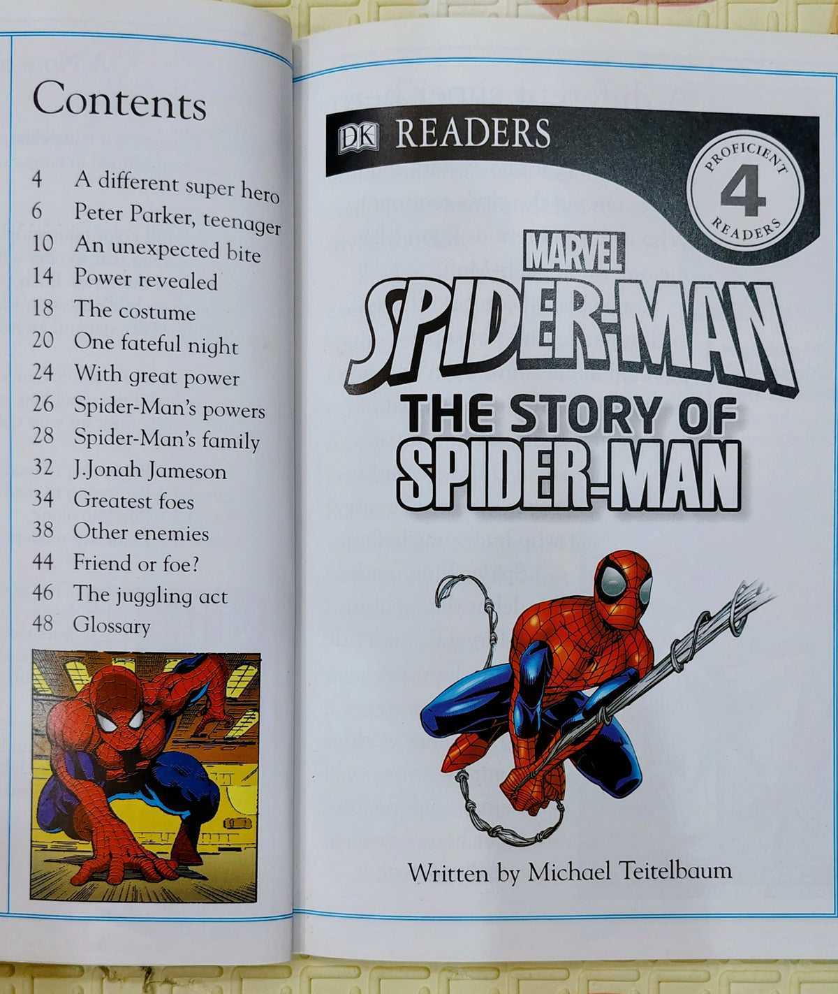 Marvel Spider-Man: The Story of Spider-Man | DK Readers Level 4