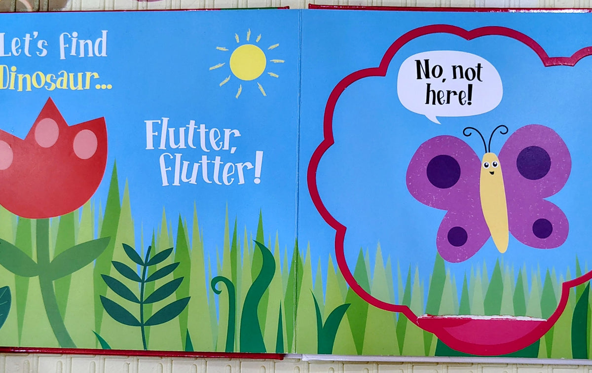 Let's Find Dinosaur by Amber Lily | Lift the Flap Board Book