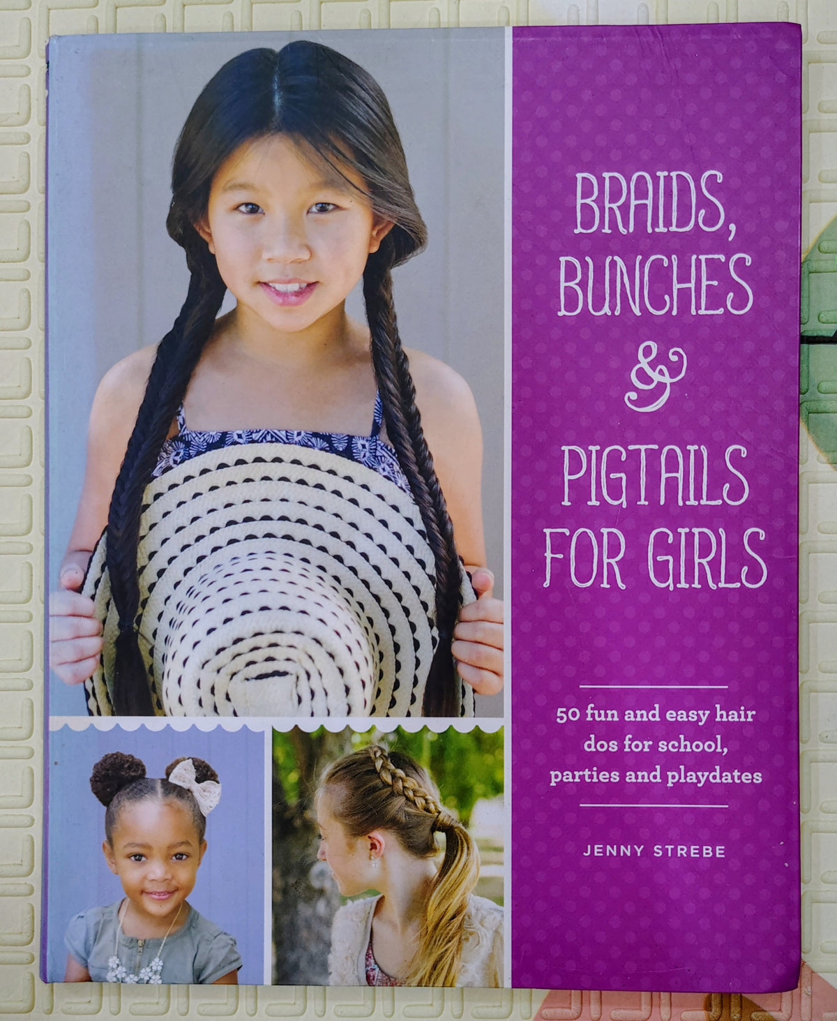 Braids, Bunches & Pigtails for Girls by Jenny Strebe | Activity Book