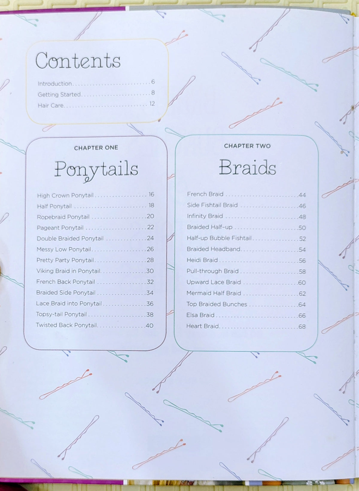 Braids, Bunches & Pigtails for Girls by Jenny Strebe | Activity Book
