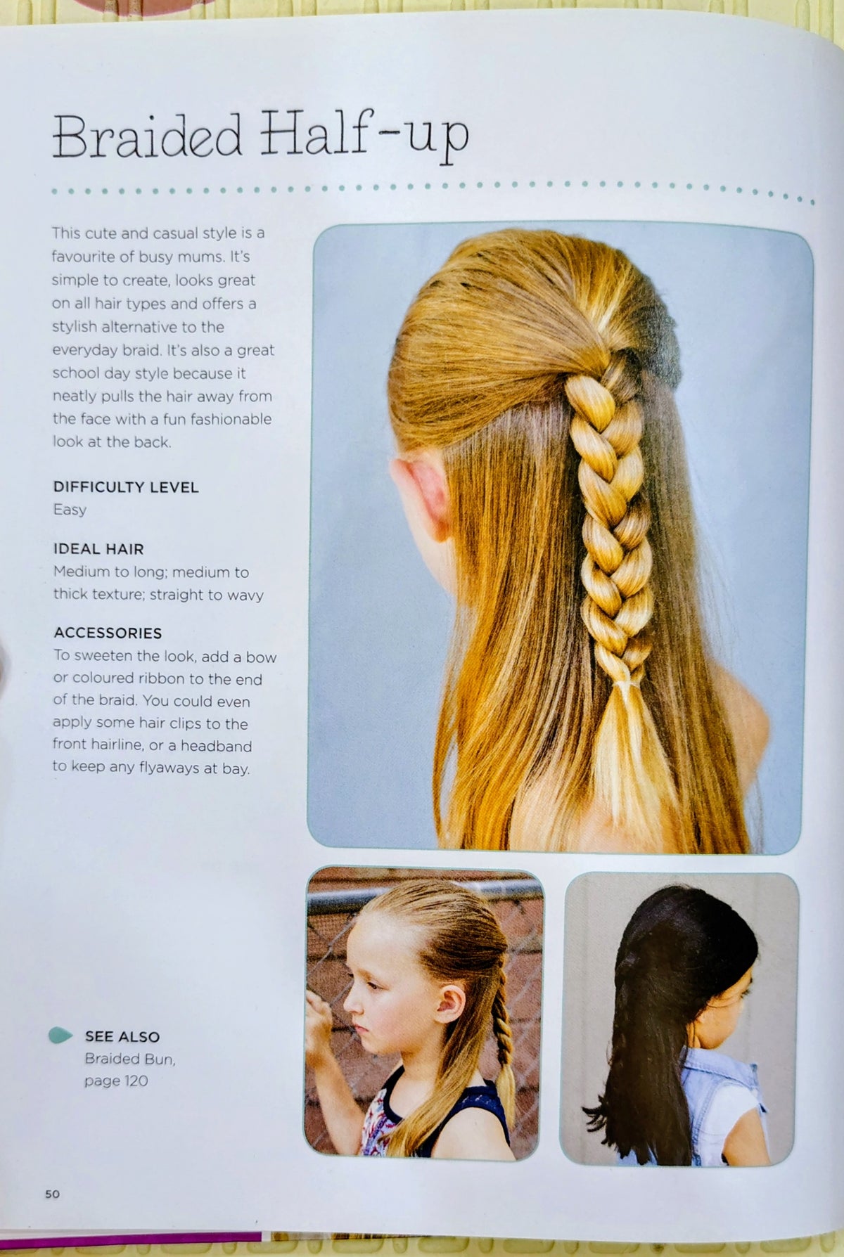 Braids, Bunches & Pigtails for Girls by Jenny Strebe | Activity Book