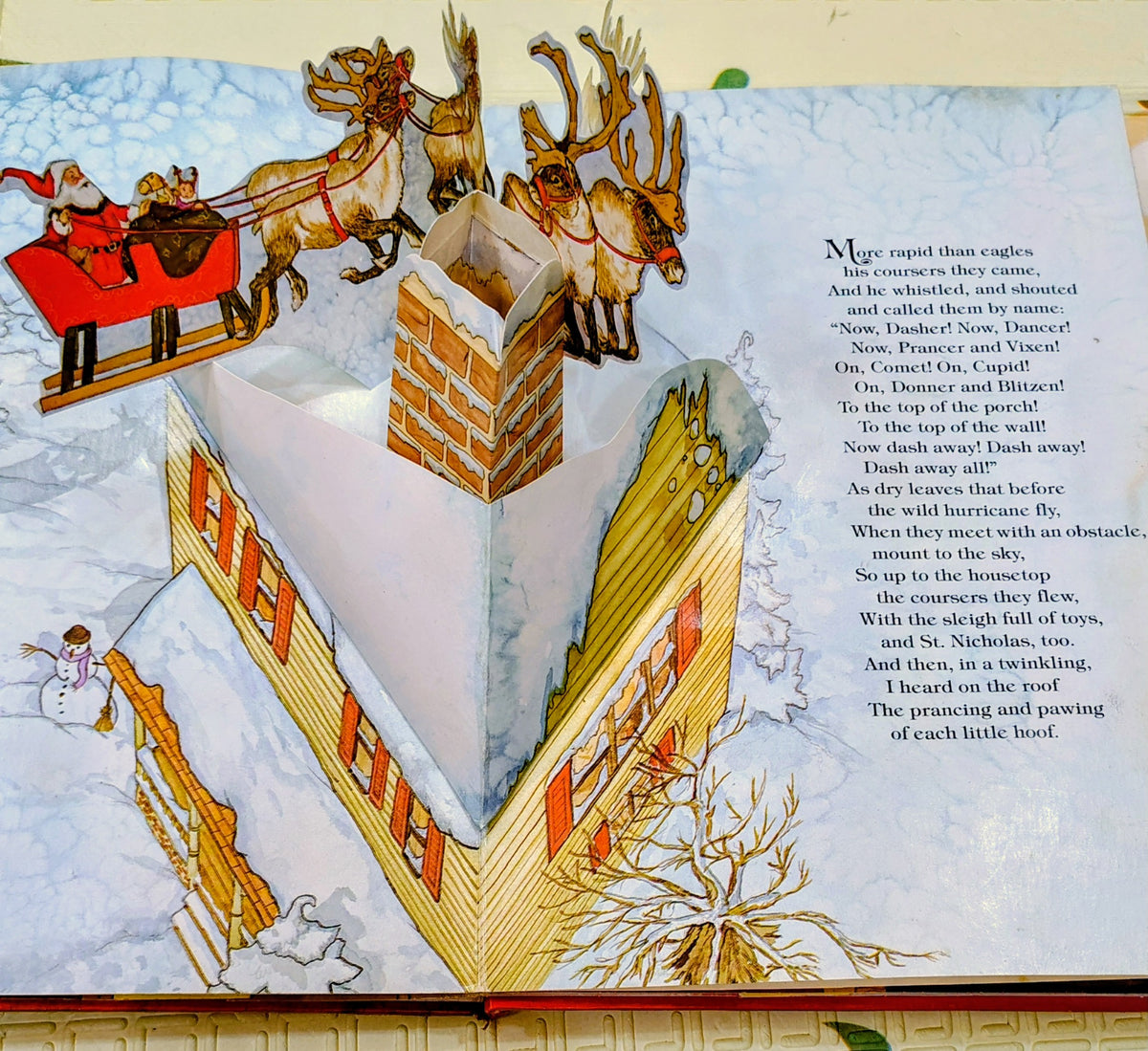 The Night Before Christmas A Pop-Up Book by Clement Clarke Moore | Classic Stories