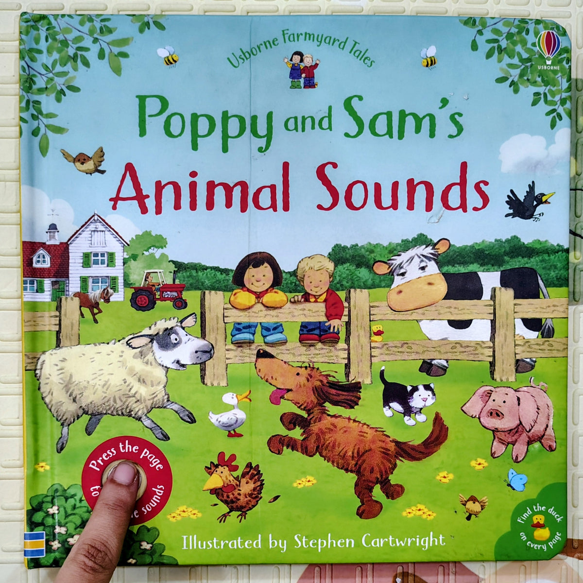 Poppy and Sam's Animal Sounds by Stephen Cartwright | Usborne Sound Book