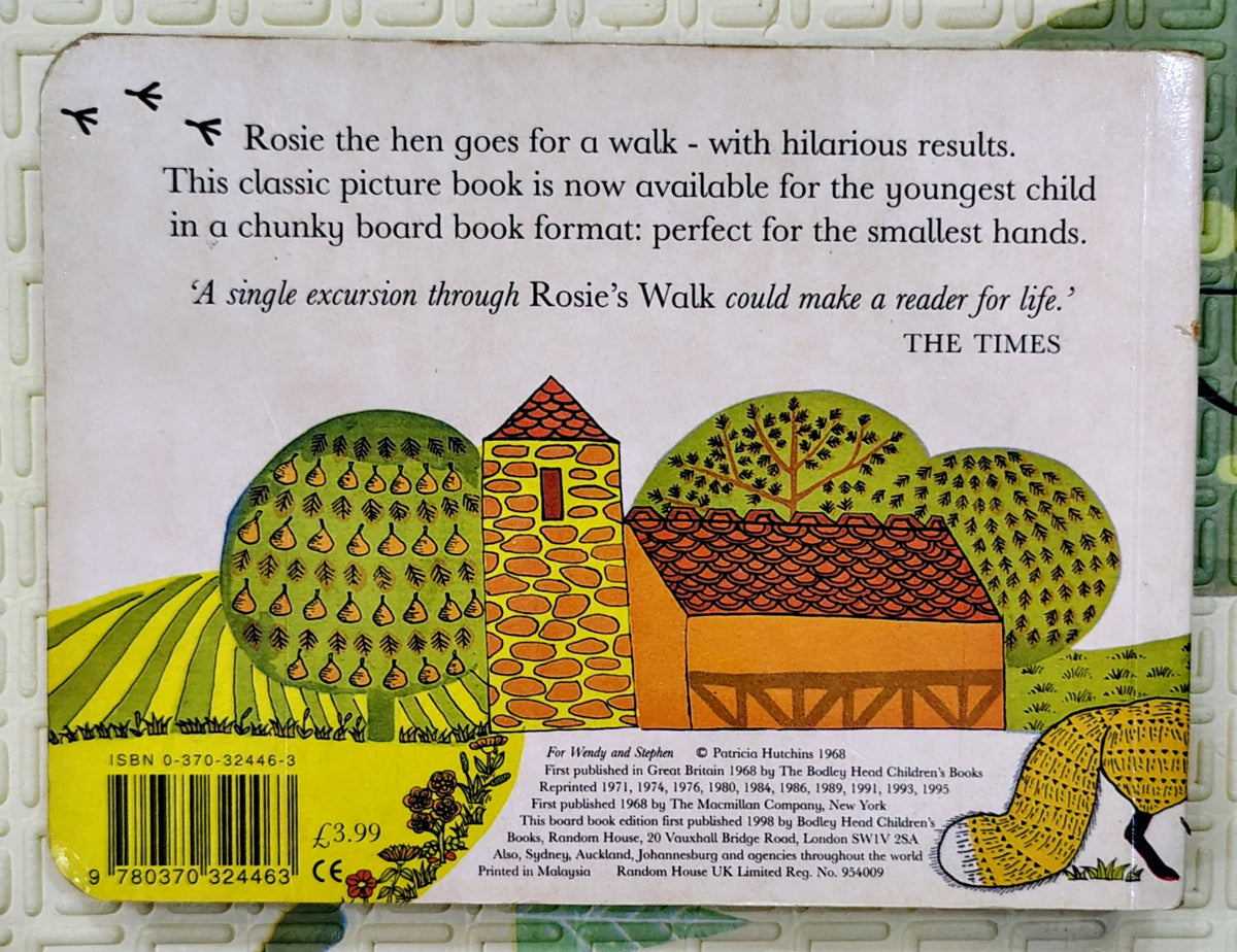 Rosie's Walk by Pat Hutchins | Boardbook