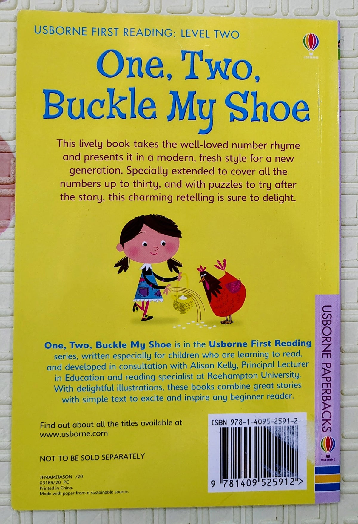 One, Two, Buckle My Shoe by Usborne First Reading