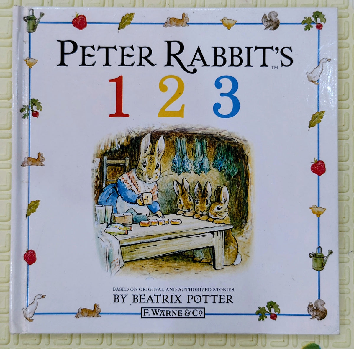Peter Rabbit's 1 2 3 by Beatrix Potter | F. Warne & Co | Counting