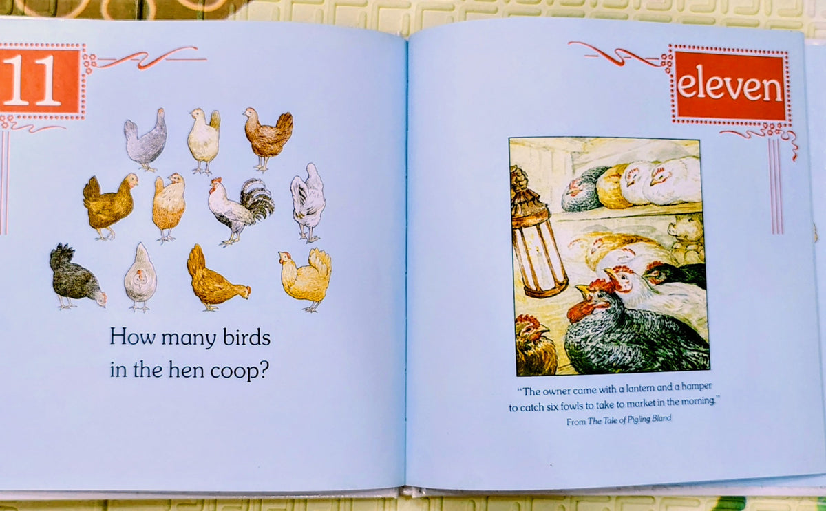 Peter Rabbit's 1 2 3 by Beatrix Potter | F. Warne & Co | Counting