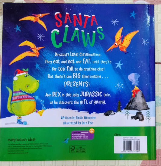 Santa Claws by Rosie Greening and Lara Ede | Make Believe Ideas