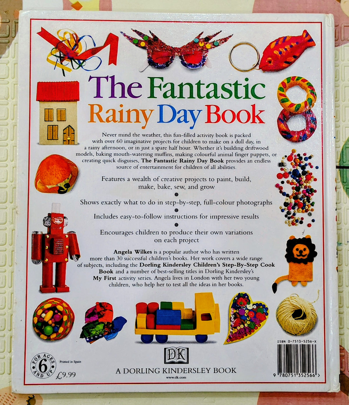 The Fantastic Rainy Day Book by Angela Wilkes | 60 Step by Step Projects | DK