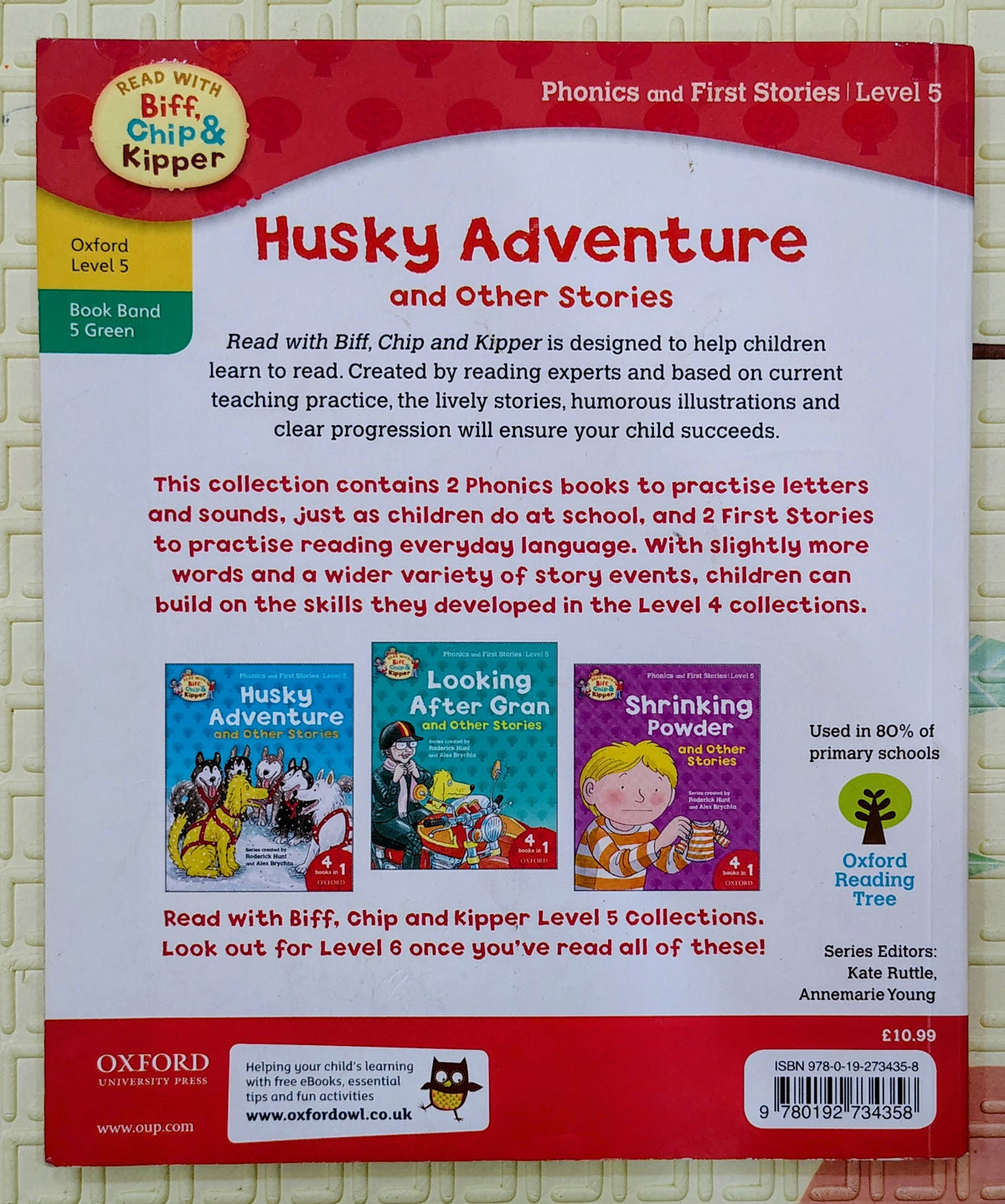 Husky Adventure and Other Stories by Roderick Hunt and Alex Brychta | Oxford Level 5 | Four stories inside