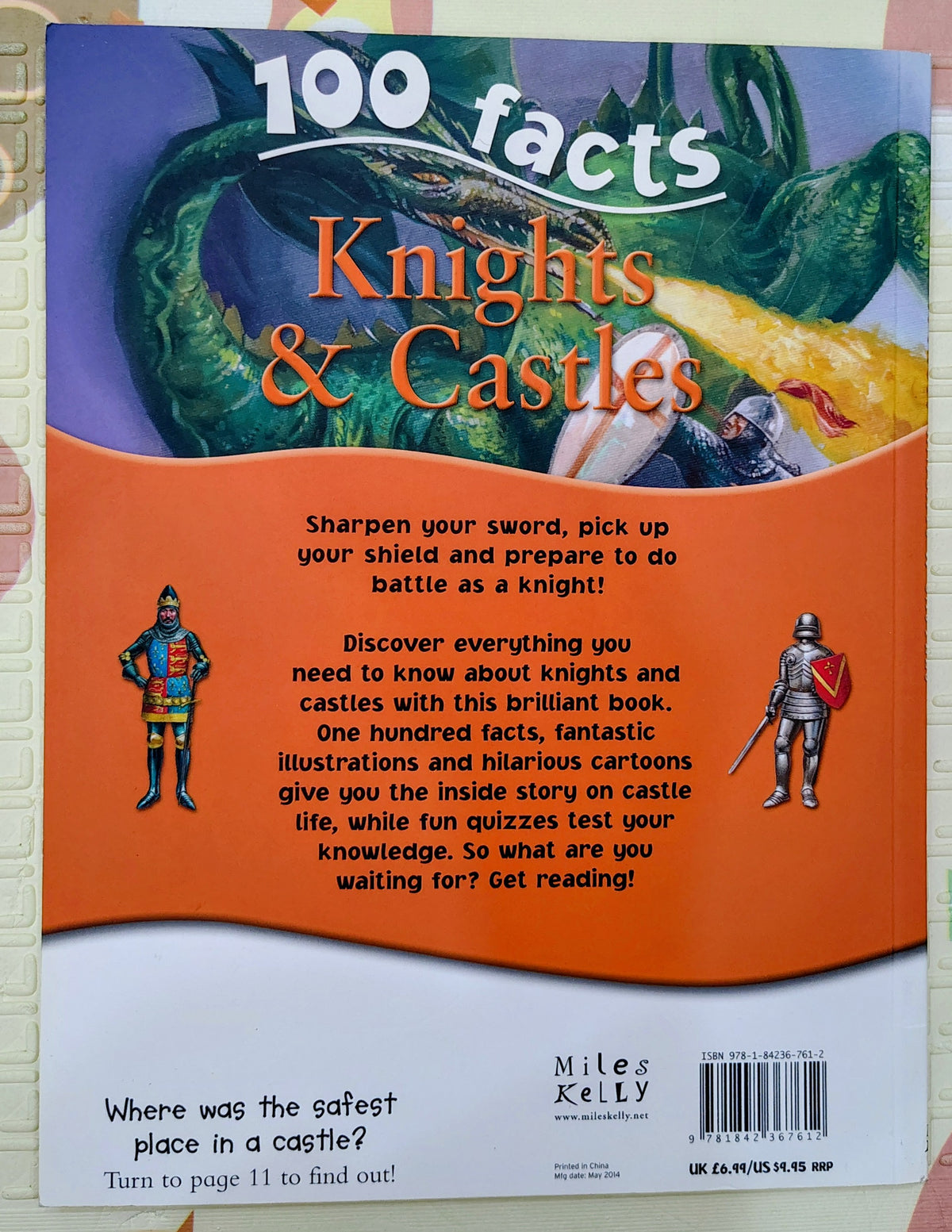100 Facts Knights & Castles by Miles Kelly | Quizzes and Fun Facts