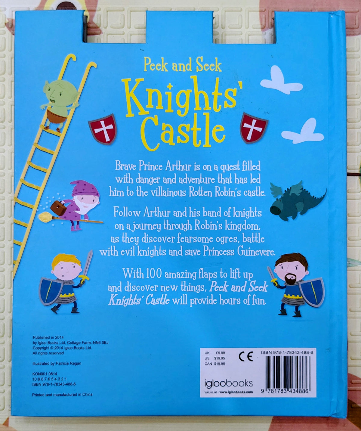 Peek and Seek Knights' Castle | 100 Flaps to Lift | IglooBooks