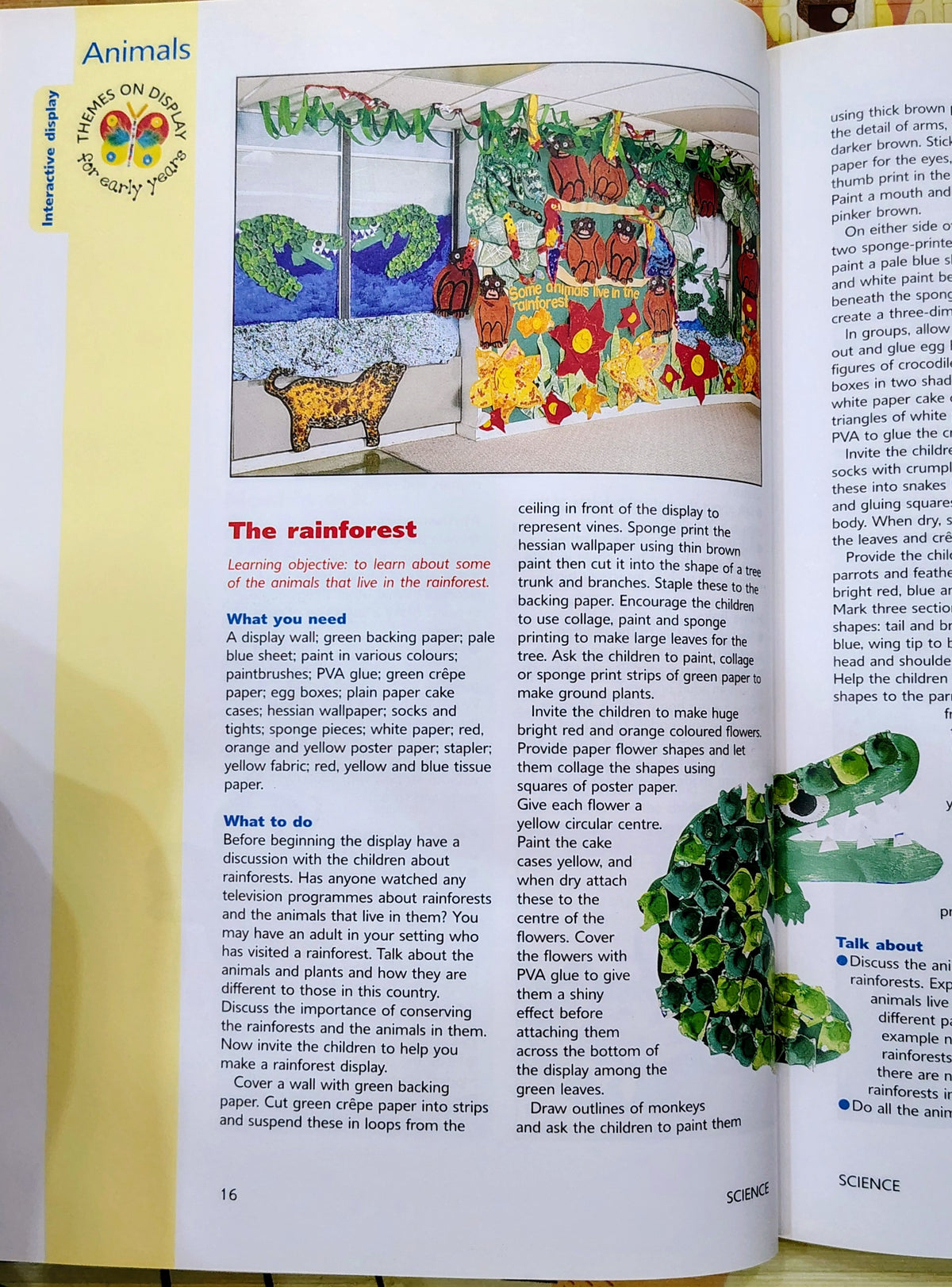 Science Displays by Georgie Beasley and Ann Moberley | Scholastic | Theme display for early years