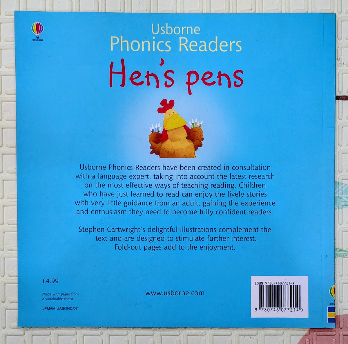 Hen's Pens by Phil Roxbee Cox & Stephen Cartwright | Usborne Phonics Readers