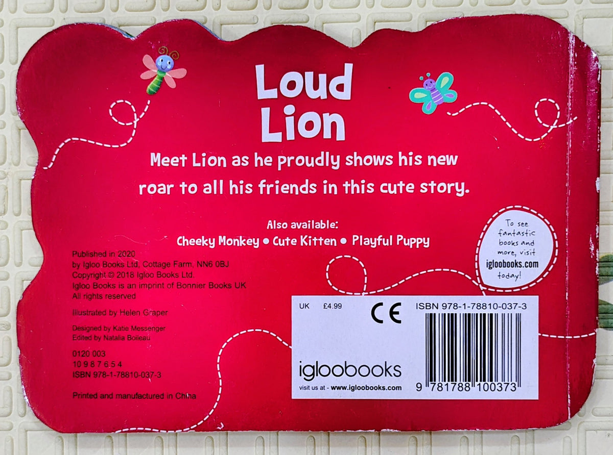 Loud Lion | Cutout Board Book