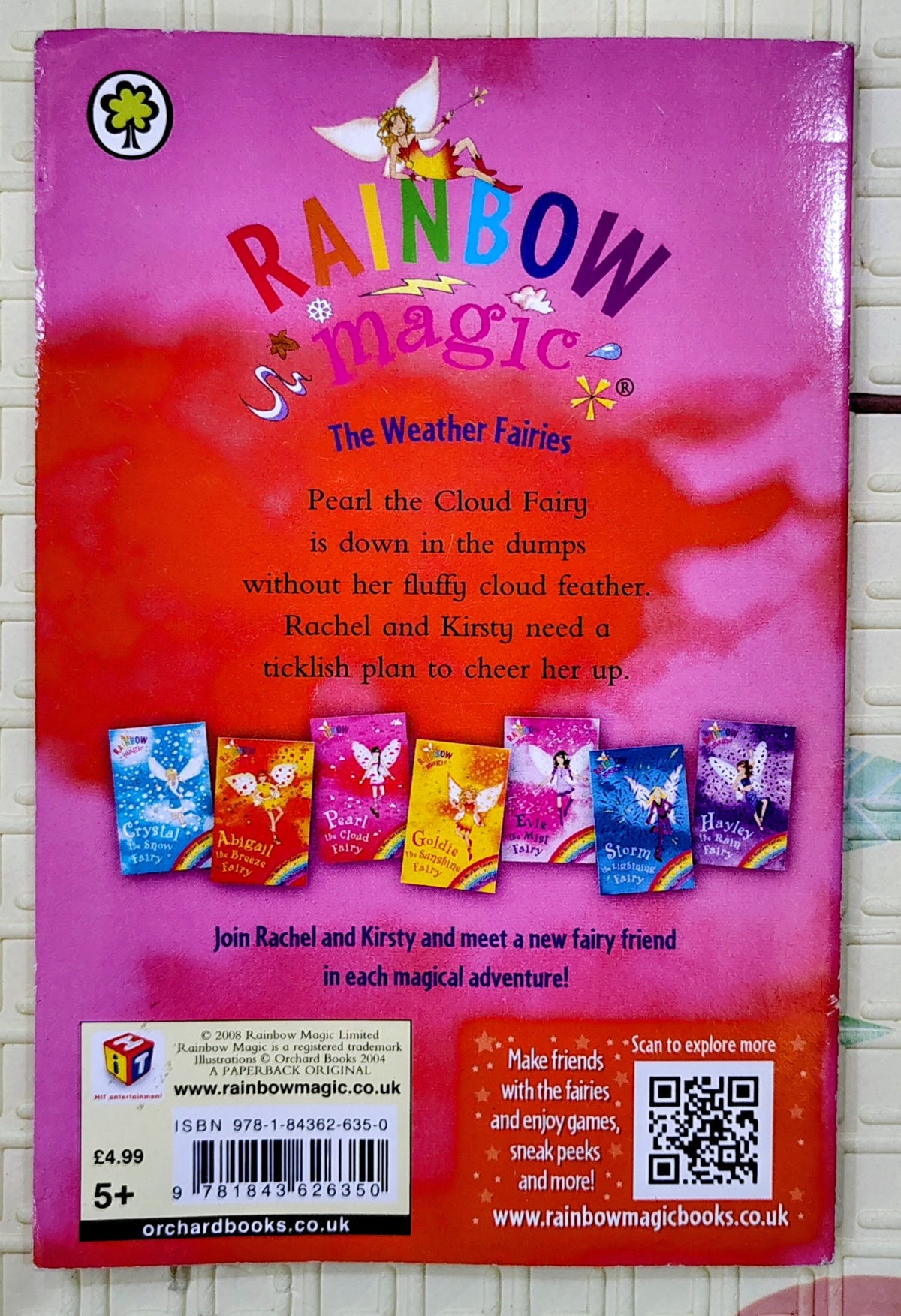 Pearl the Cloud Fairy by Daisy Meadows | Orchard Books
