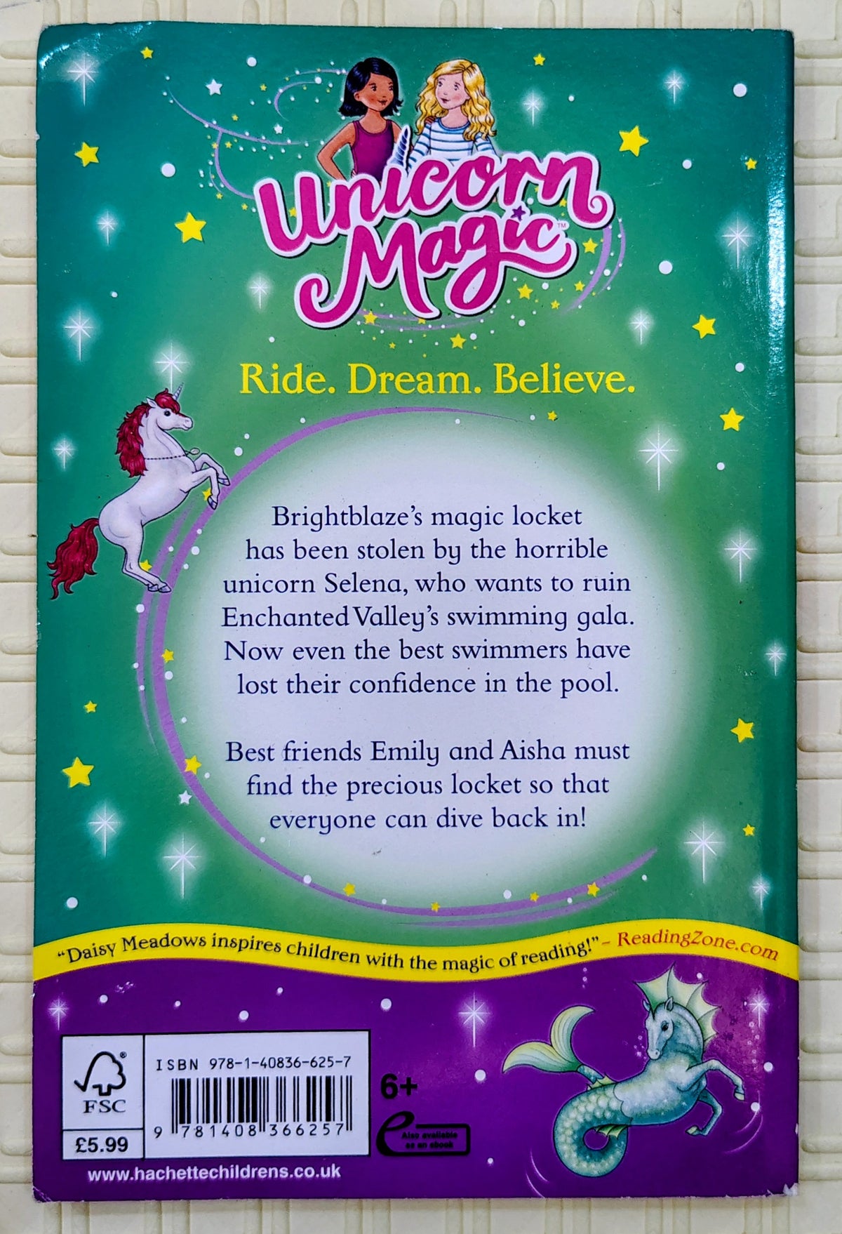 Unicorn Magic: Brightblaze Makes a Splash by Julia Green | Scholastic | Hachette