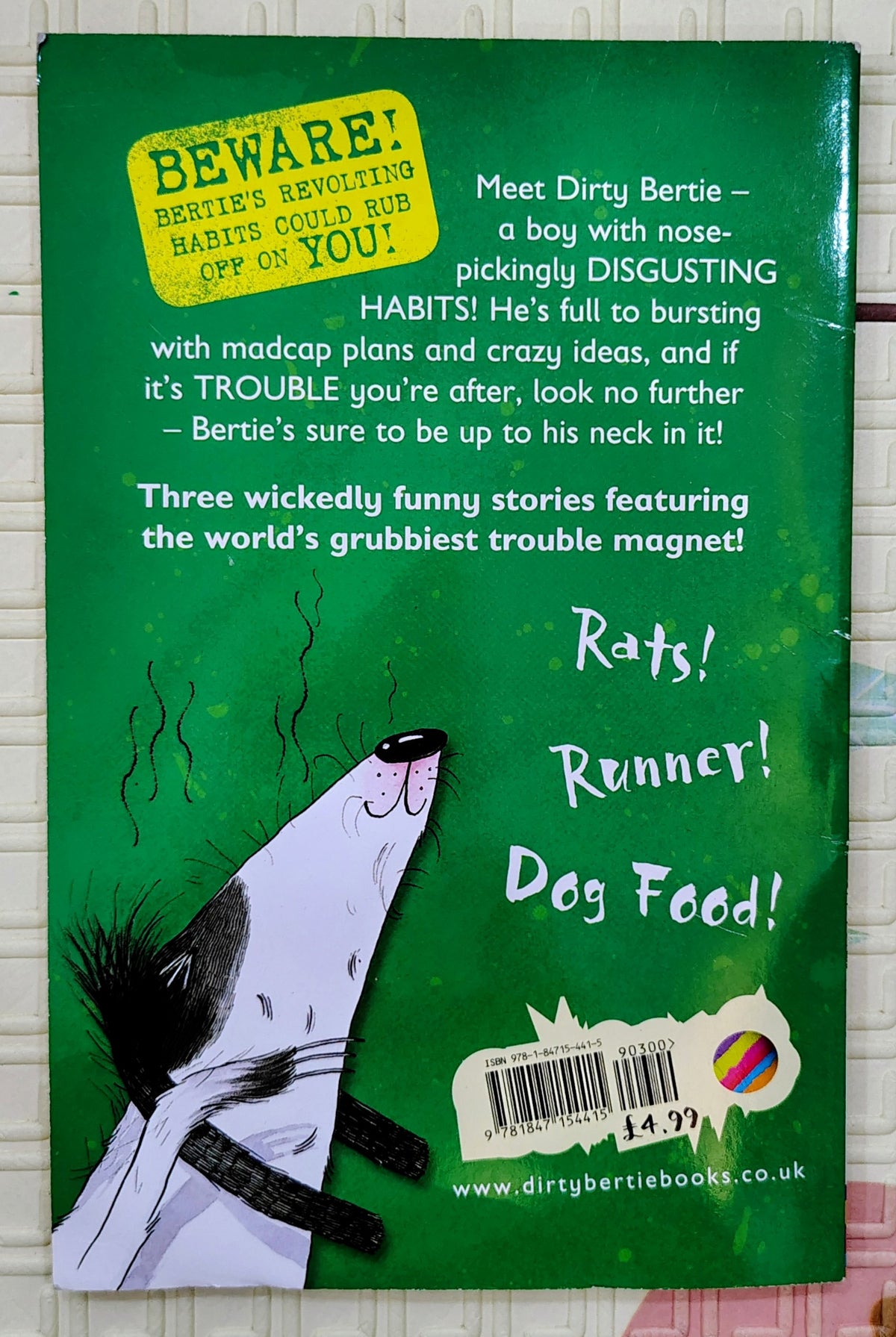 Dirty Bertie: Rats! by Alan MacDonald and David Roberts