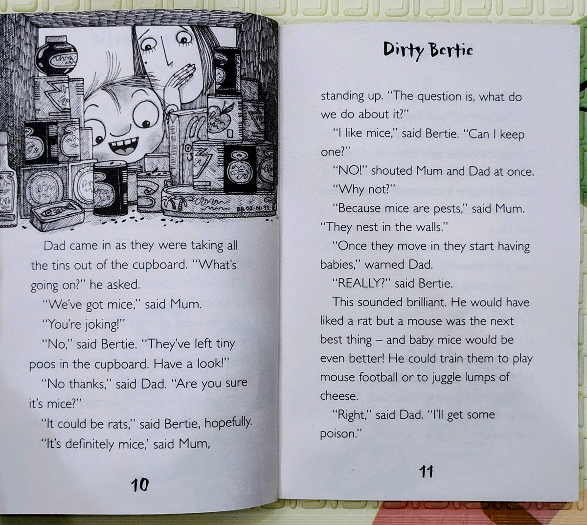 Dirty Bertie: Rats! by Alan MacDonald and David Roberts