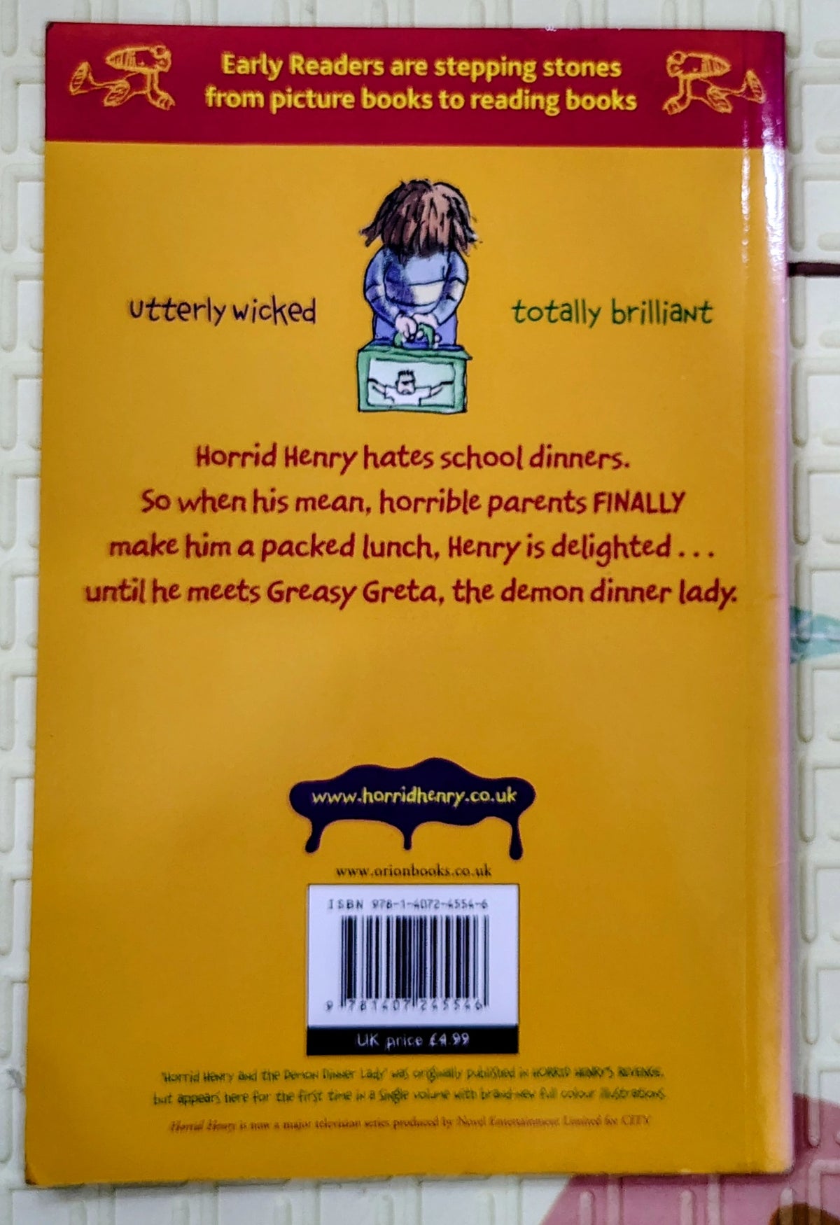 Horrid Henry and the Demon Dinner Lady by Francesca Simon | Early Reader