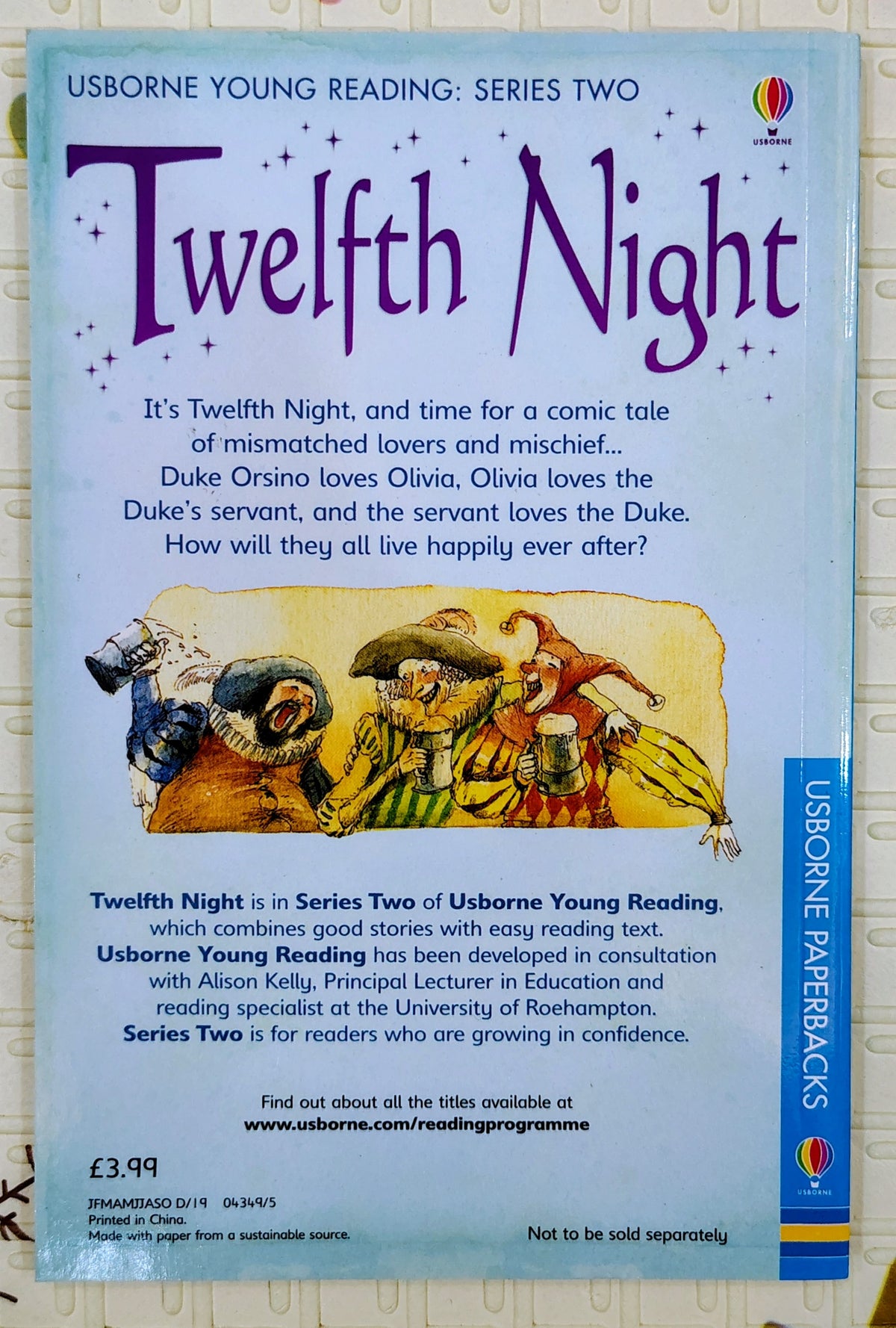 Twelfth Night by Usborne Young Reading | Classic story