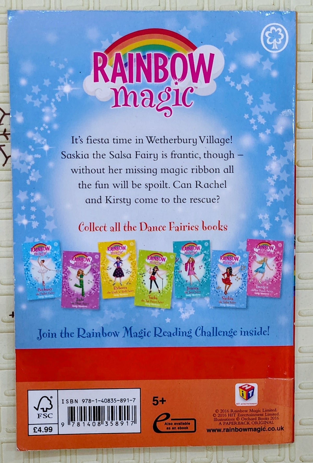 Rainbow Magic: Saskia the Salsa Fairy by Daisy Meadows | Orchard Books